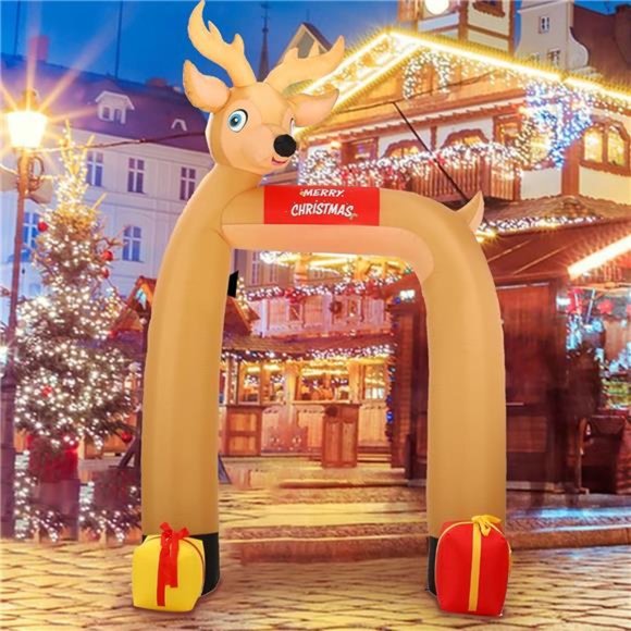 Holiday | 1 Ft Christmas Inflatable Archway Decor Large Reindeer Blow ...